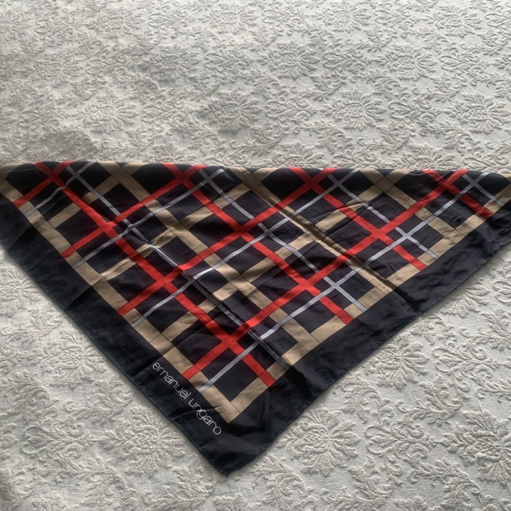 Silk scarf emanuel ungaro original